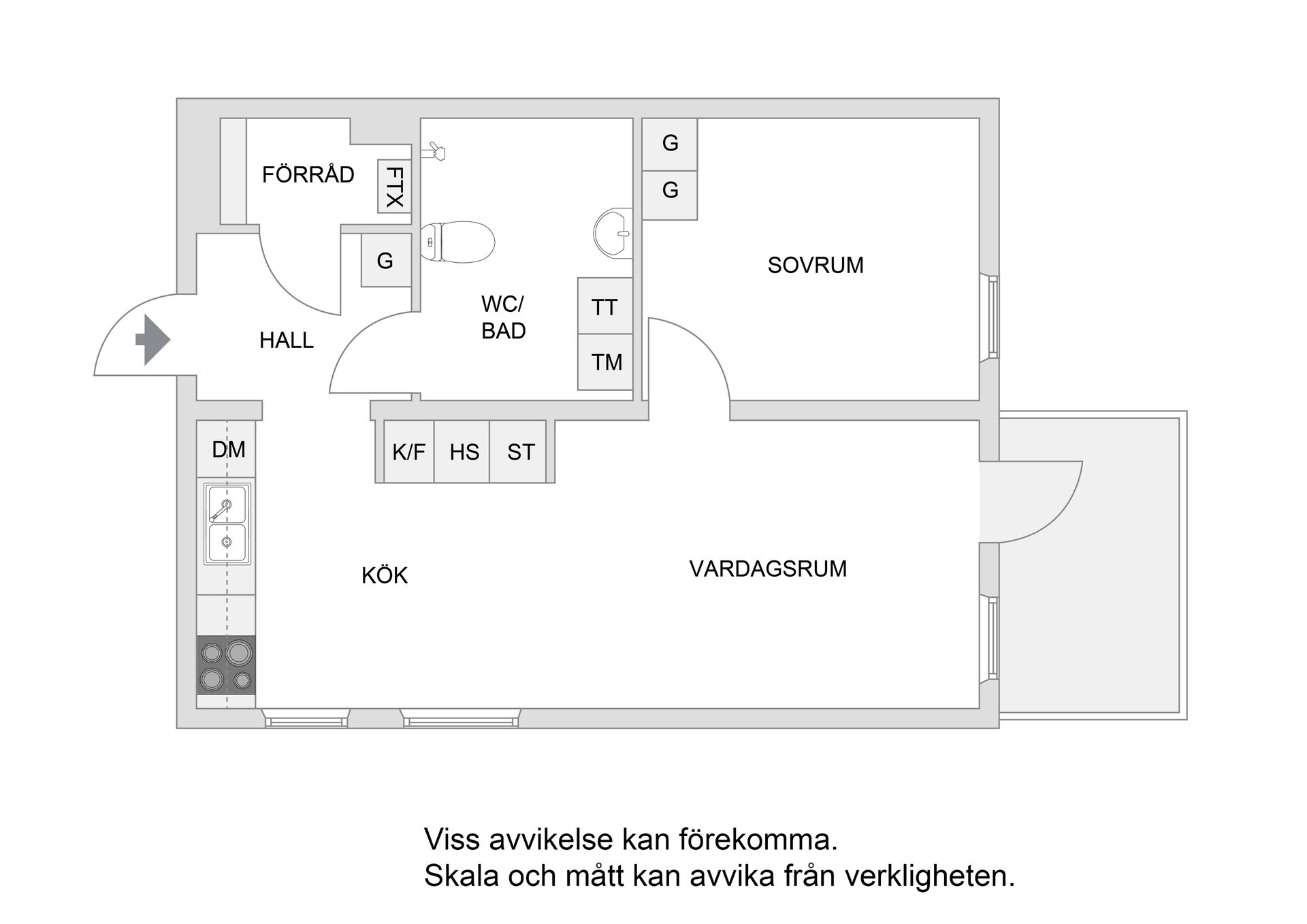 Bostadsrätt, Gärdesvägen 27C, Bålsta Väppeby Äng, Håbo