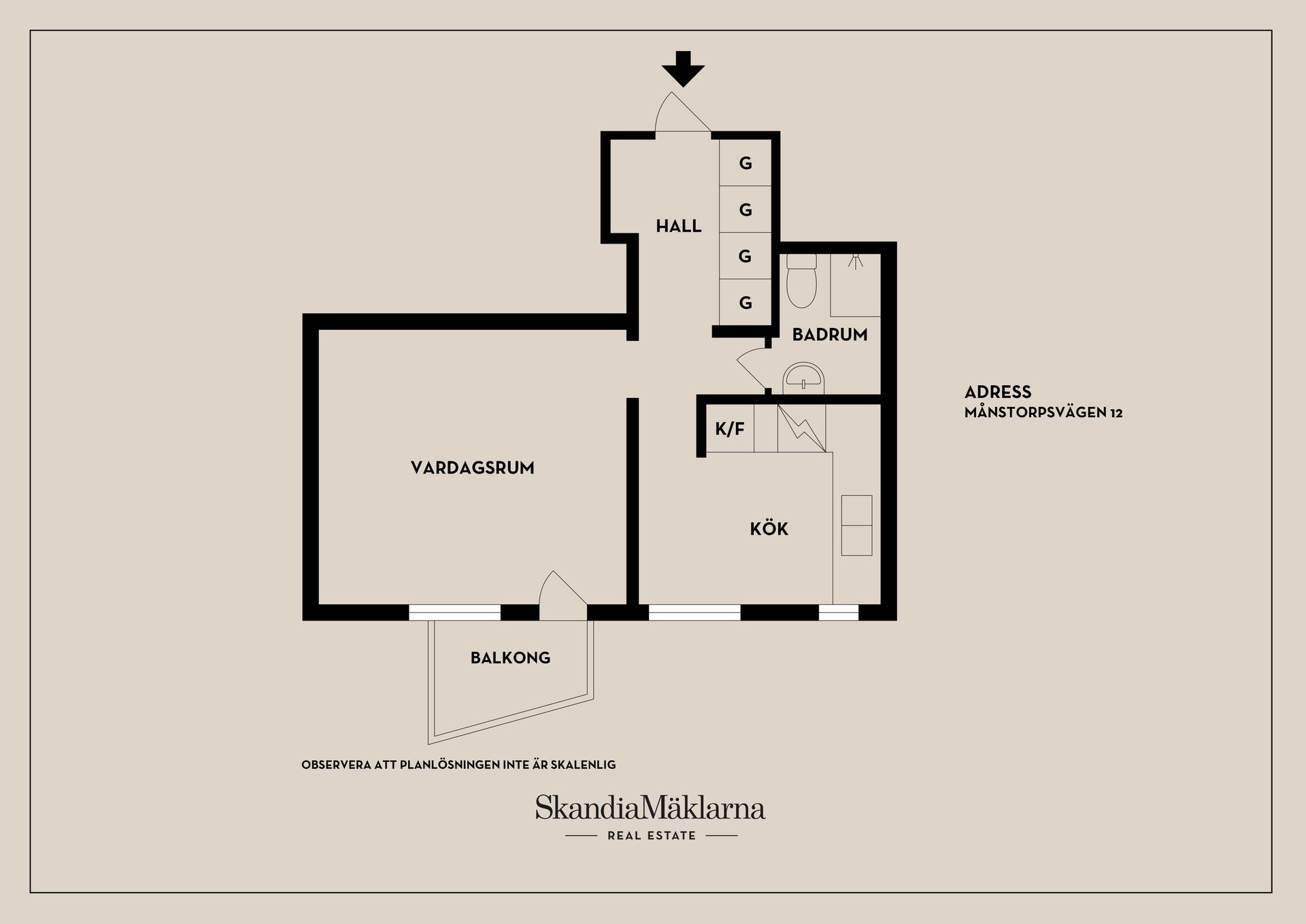 Bostadsrätt, Månstorpsvägen 12, Tullingeberg, Botkyrka