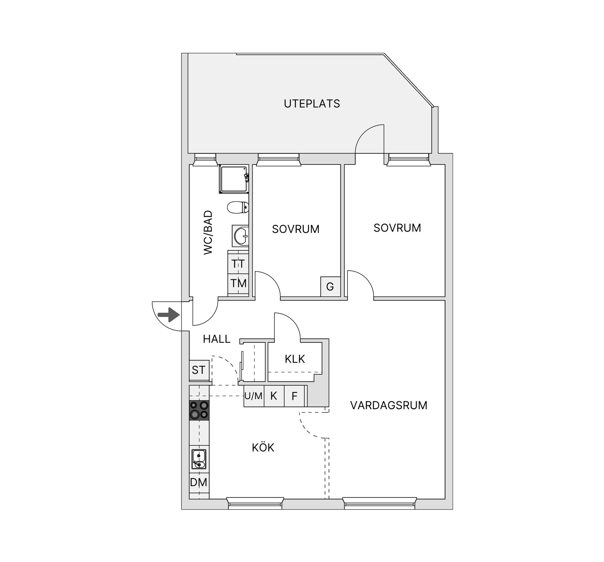 Bostadsrätt, Torngatan 24, Kapellgärdet, Uppsala