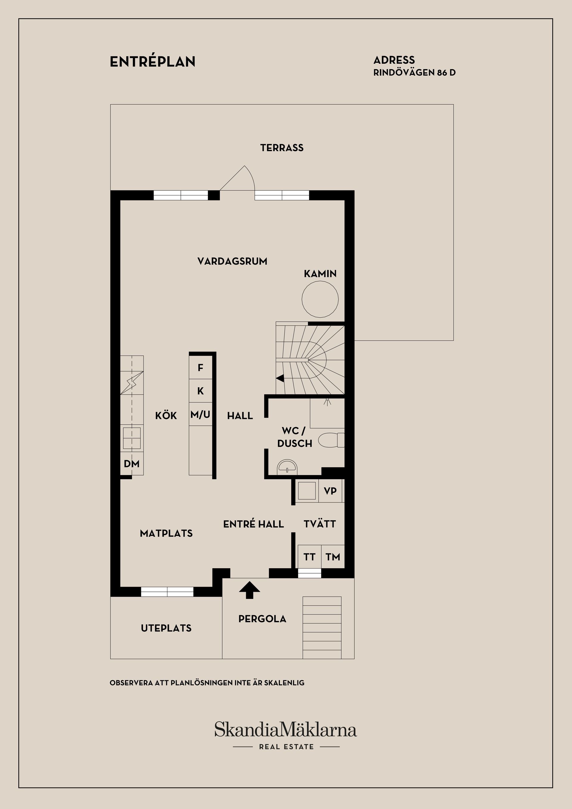 Radhus, Rindövägen 86D, Rindö hamn, Vaxholm