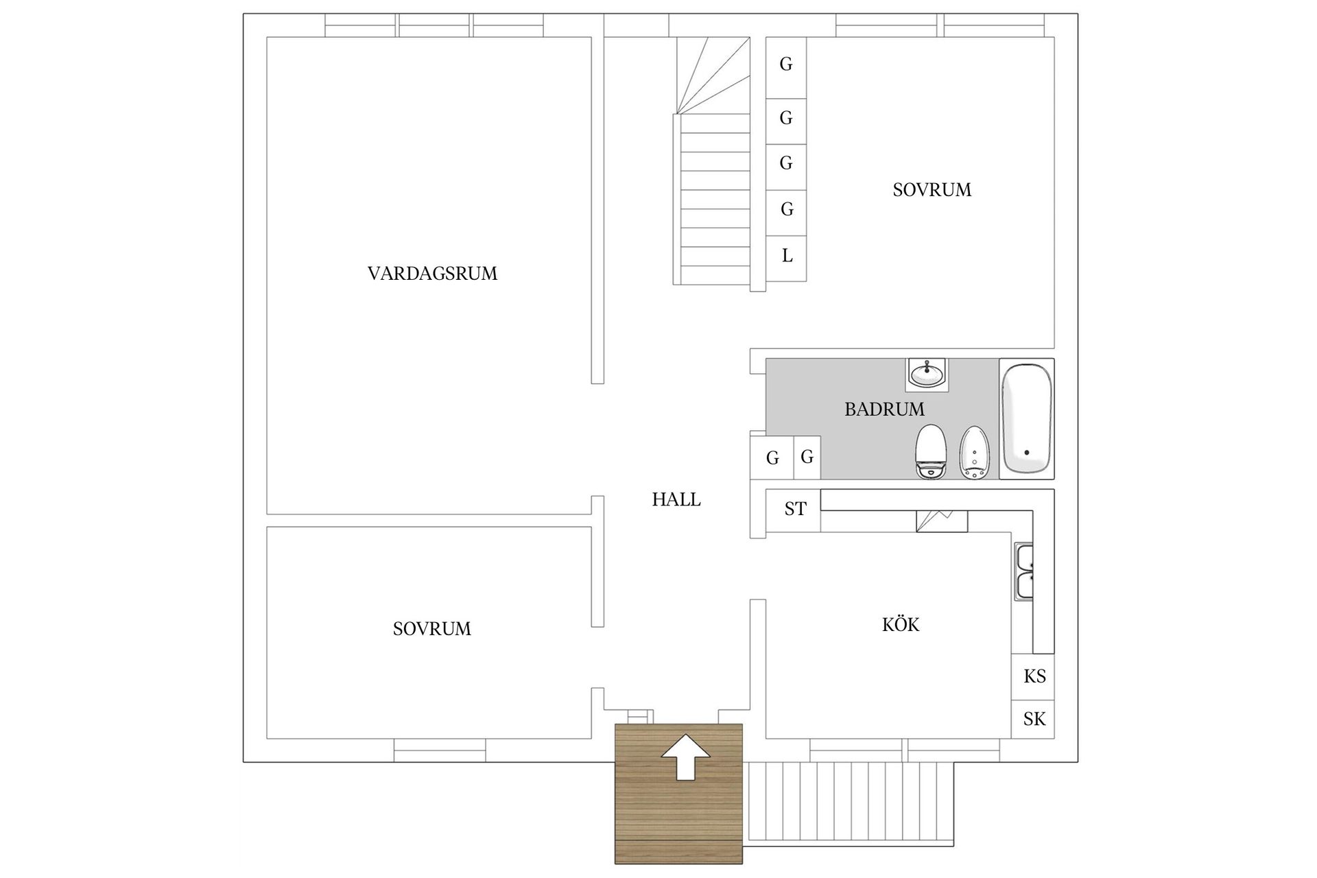 Villa, Radhus, Krokgatan 81, Veterinärsområdet, Höör