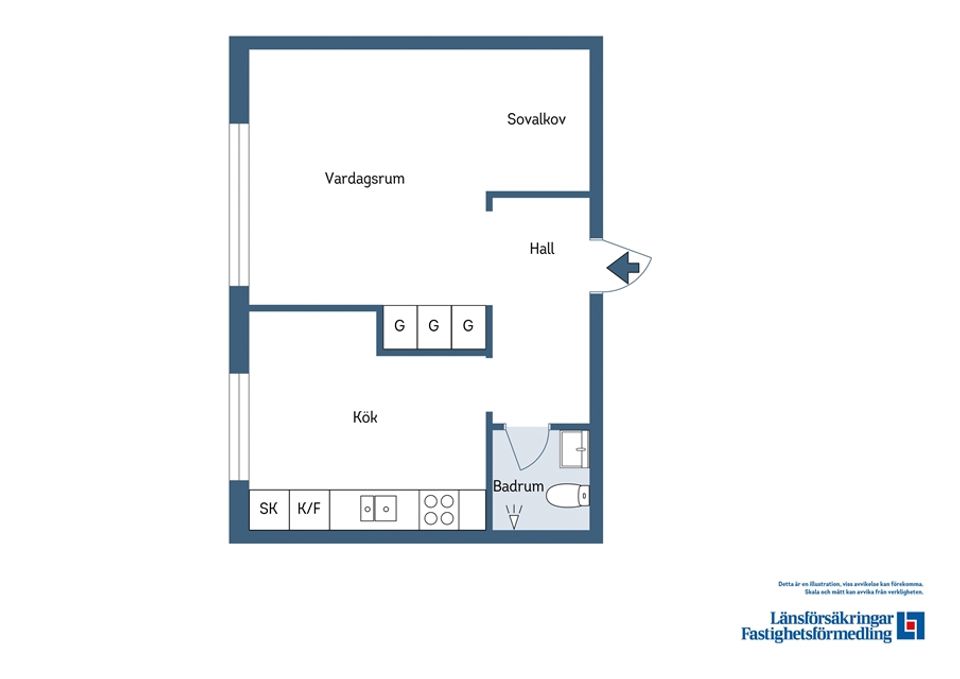 Bostadsrätt, Björkstigen 6B, Grycksbo, Falun