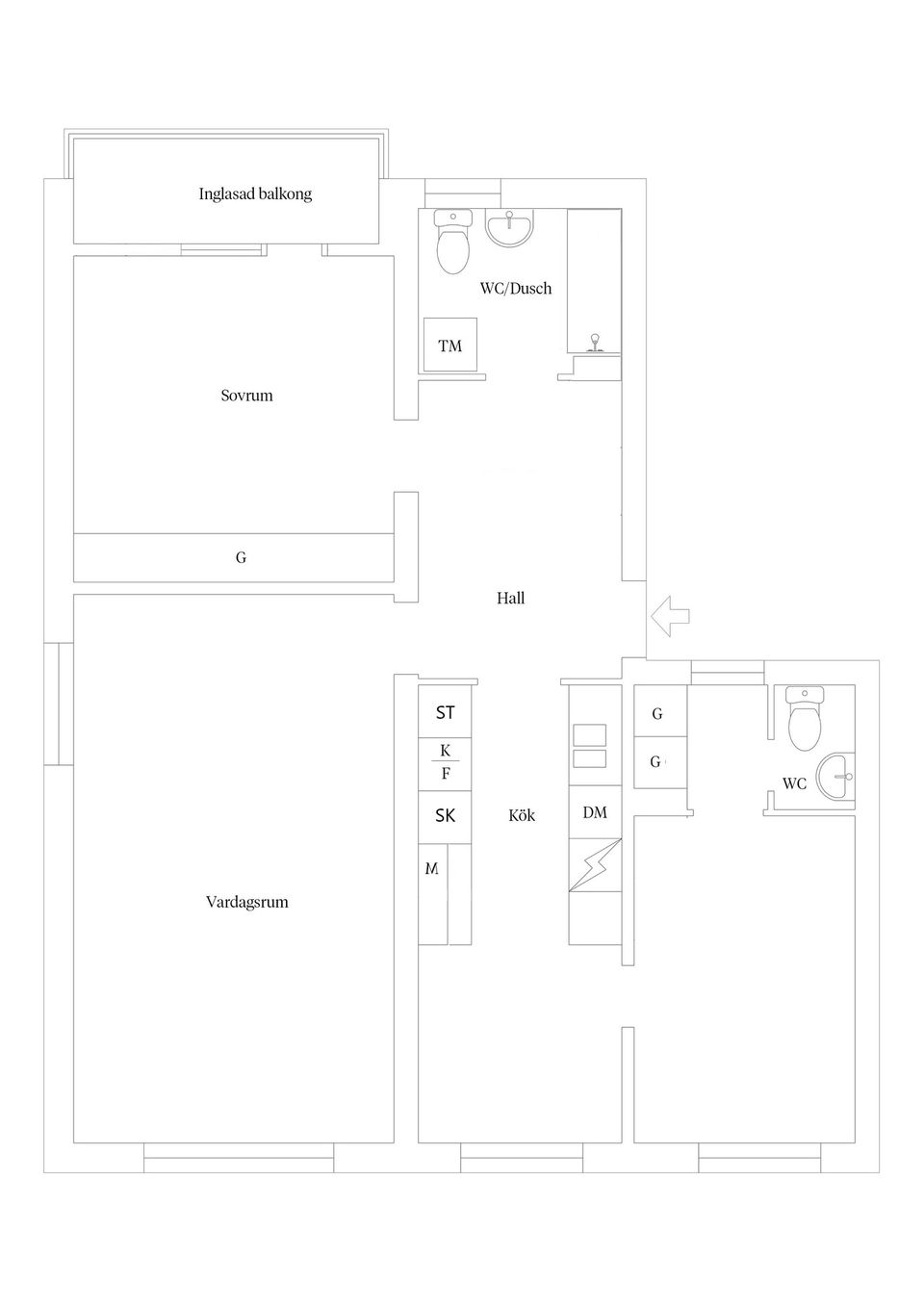 Bostadsrätt, Skräddaretorpsvägen 19A, Skälby , Kalmar