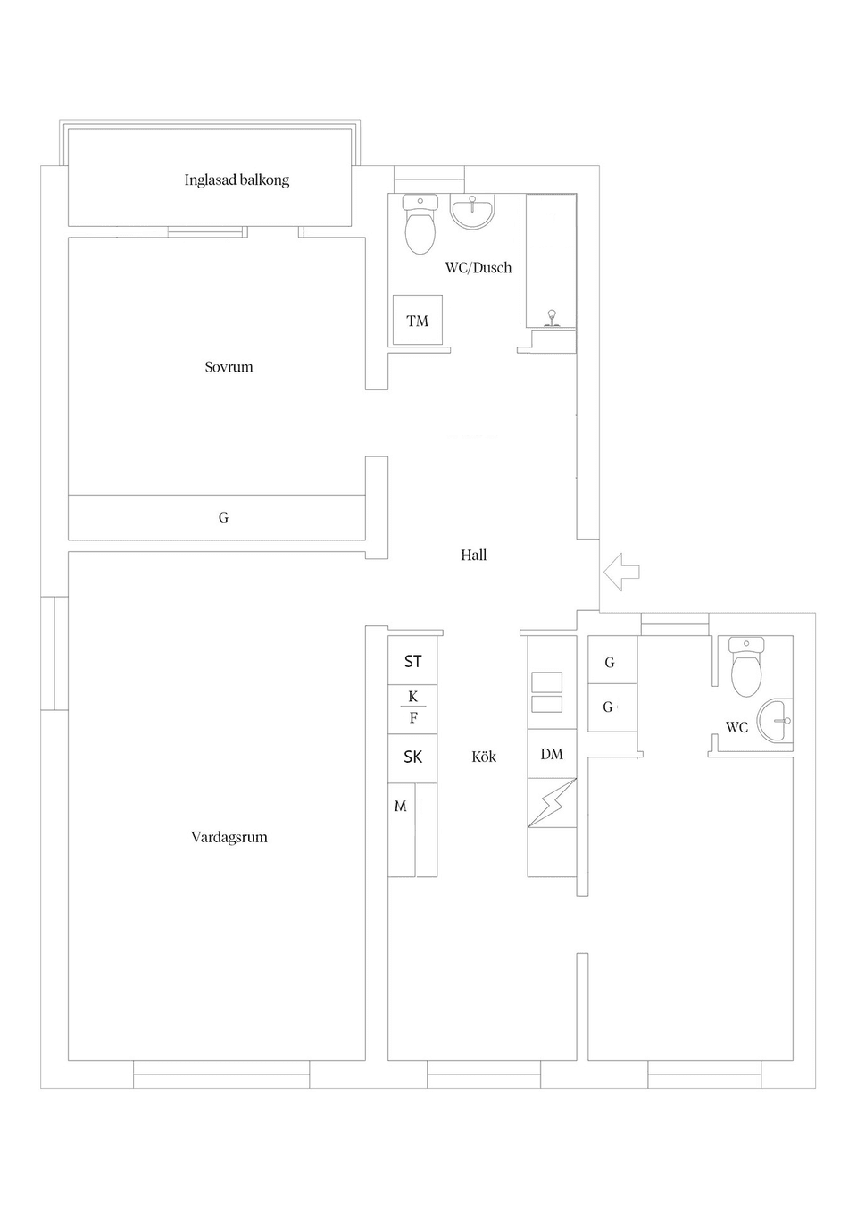 Bostadsrätt, Skräddaretorpsvägen 19A, Skälby , Kalmar