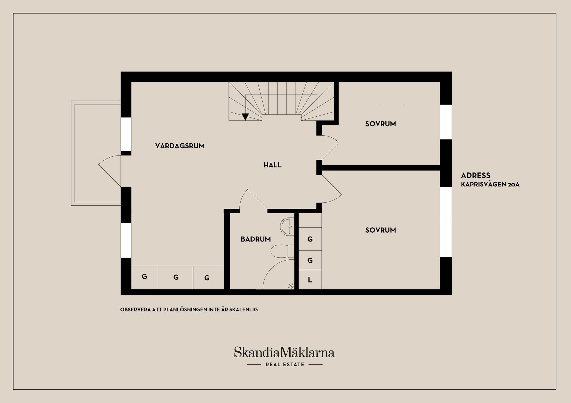 Radhus, Kaprisvägen 20A, Arnö, Nyköping