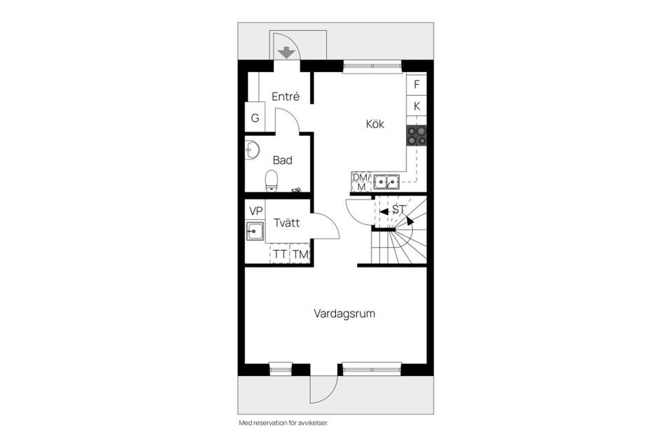Radhus, Getapelvägen 3B, Åhus - Täppet, Kristianstad