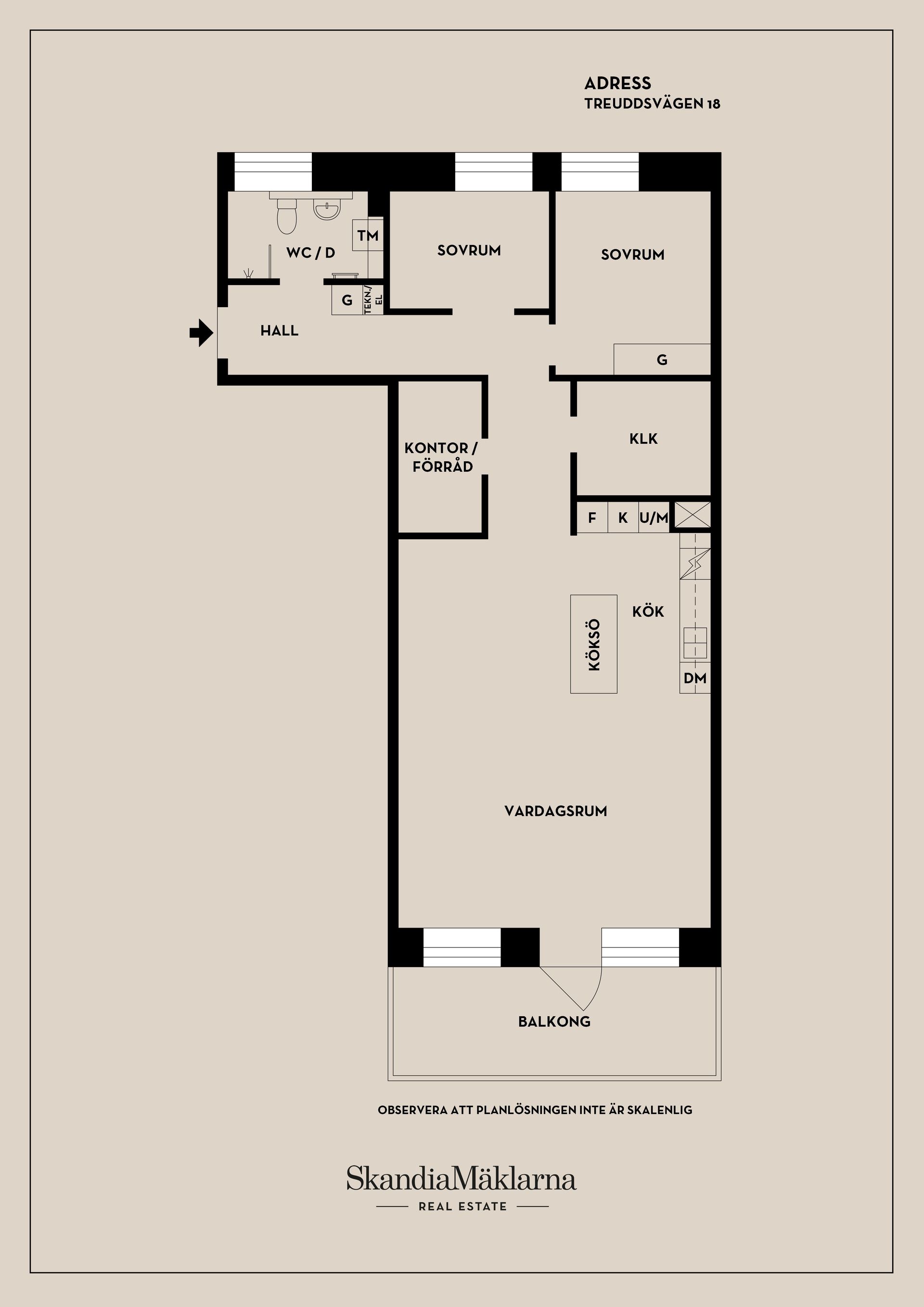 Bostadsrätt, Treuddsvägen 18, Rindö, Vaxholm