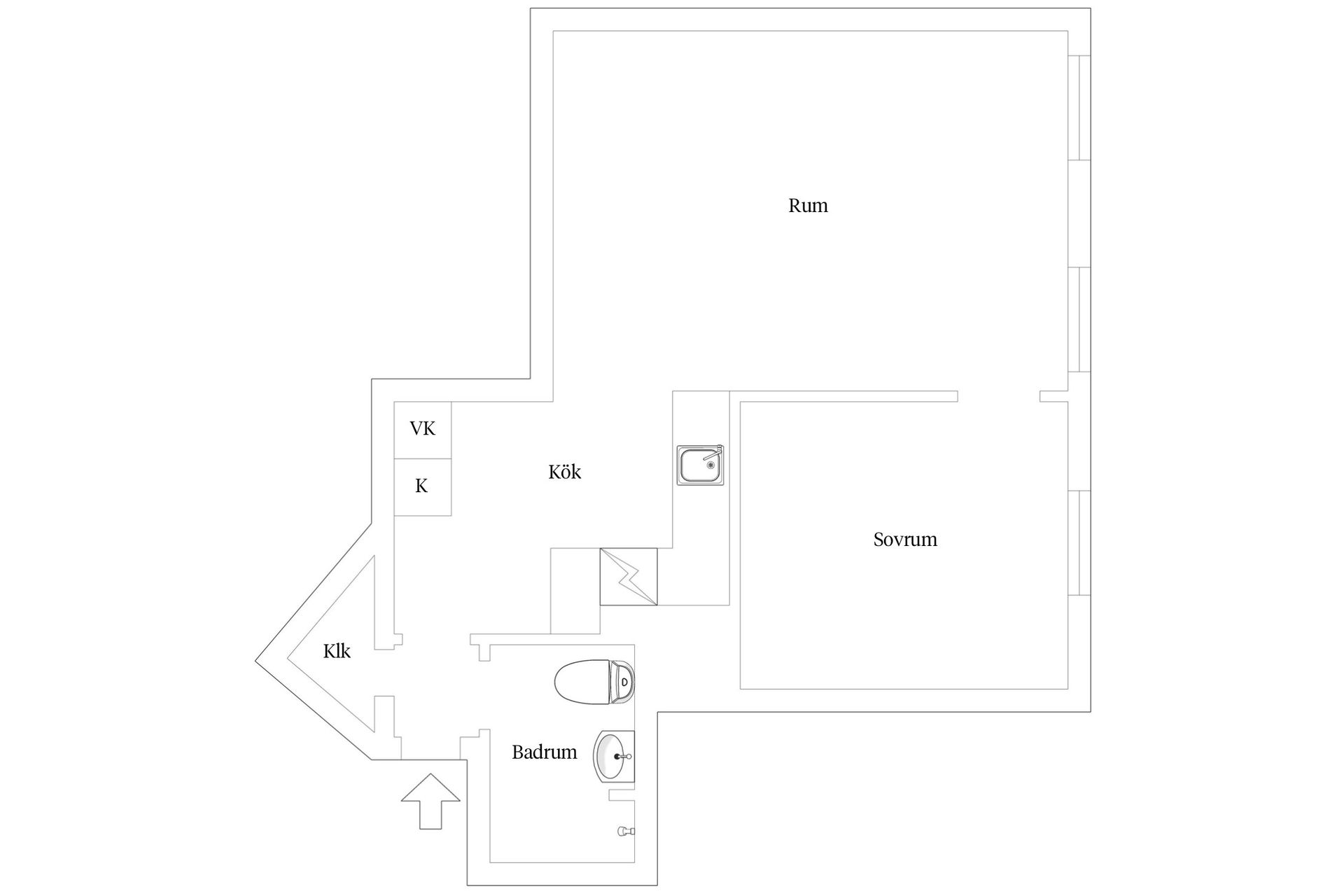 Bostadsrätt, Mäster Danielsgatan 3, S:t Knut , Malmö