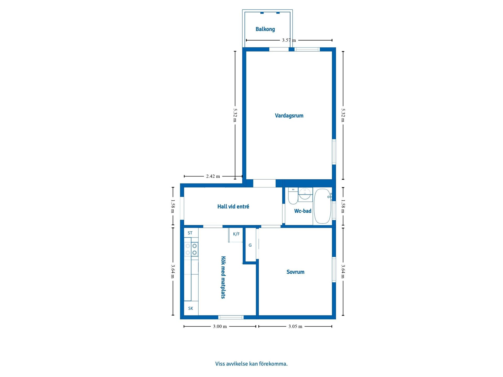 Bostadsrätt, Vinnerstadsvägen 18M, 3 vån, Dunteberget, Motala