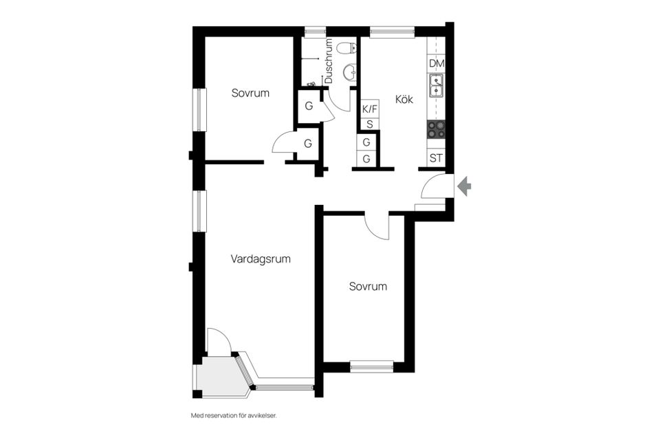 Bostadsrätt, Jonebergsvägen 3 D, Simrishamn