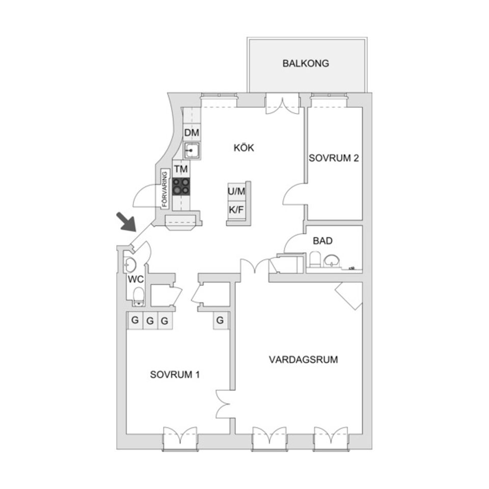 Bostadsrätt, Parkgatan, Kungsholmen, Stockholm