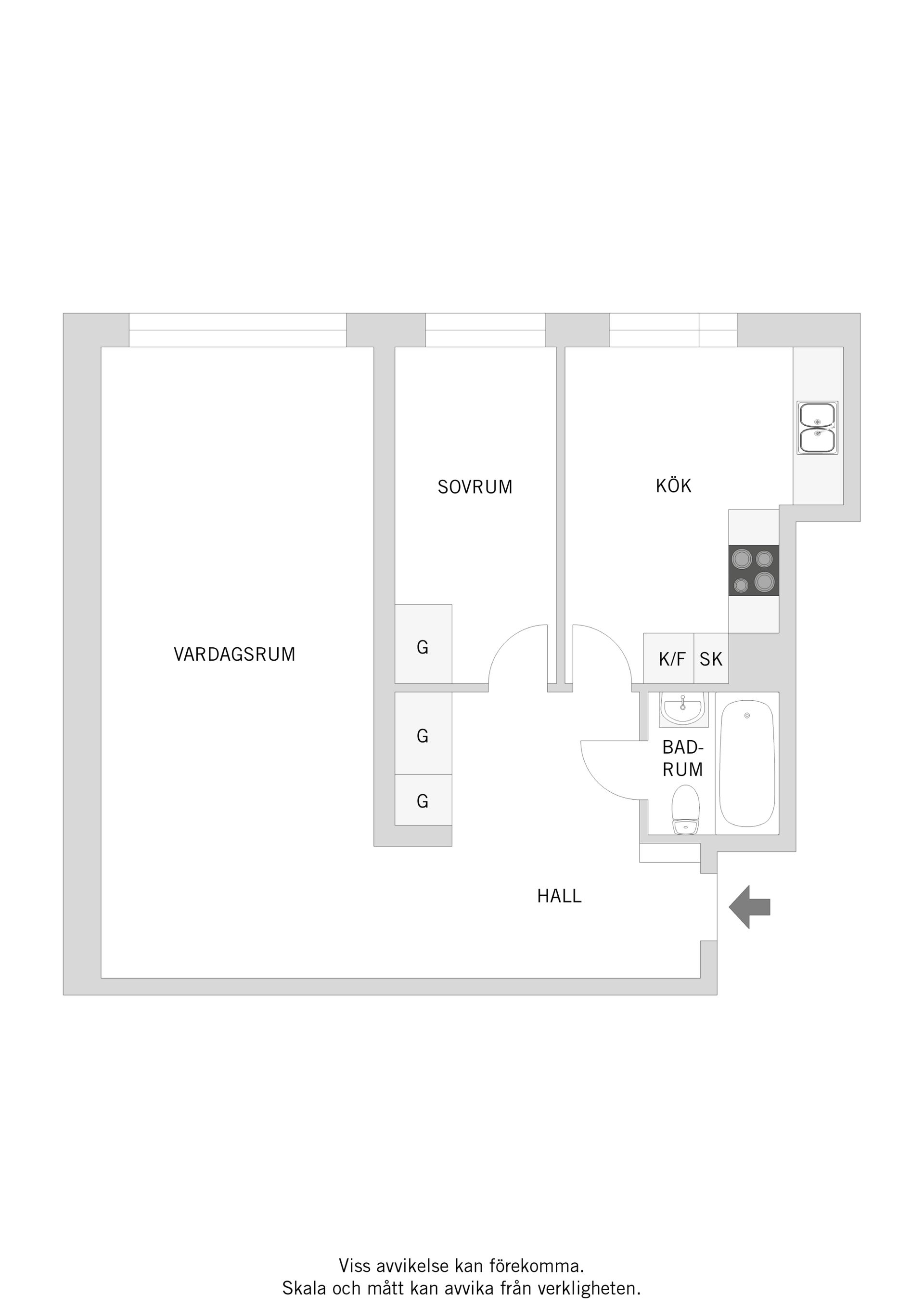 Bostadsrätt, Norra Gubberogatan 11, Olskroken, Göteborg
