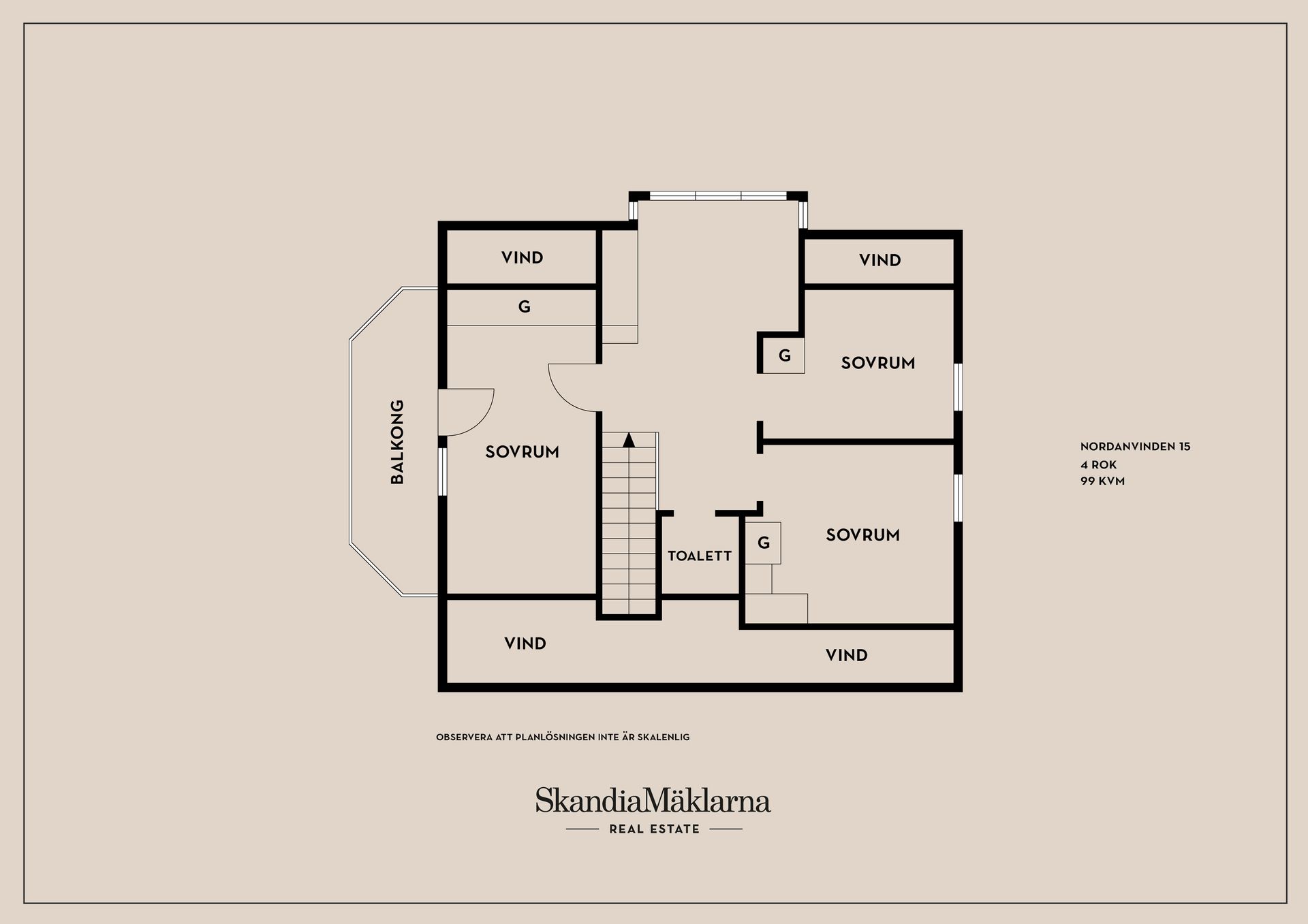 Villa, Nordanvinden 15, Strand, Kristinehamn