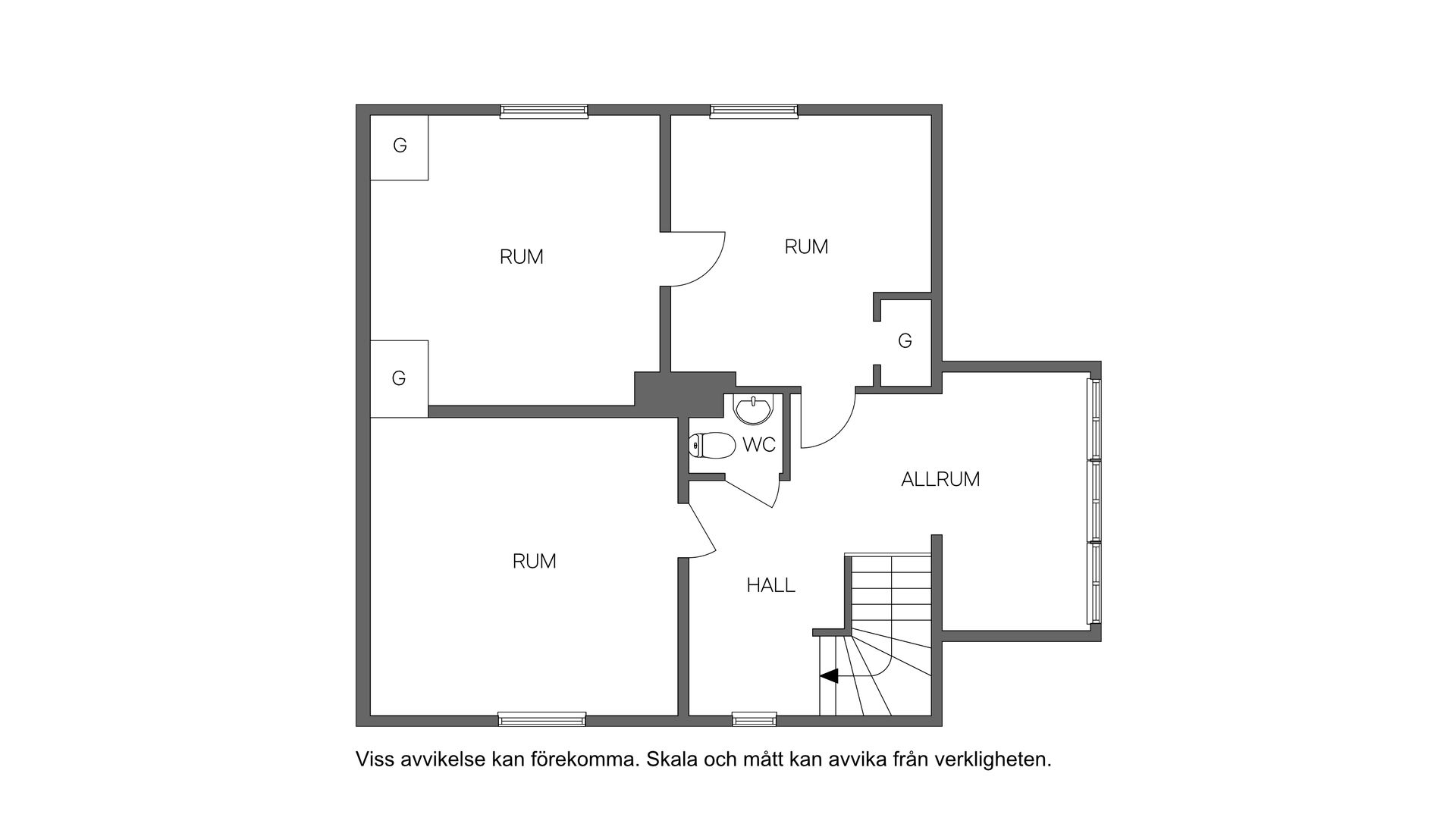 Villa, Rosenforsvägen 25A, Skogstorp, Eskilstuna