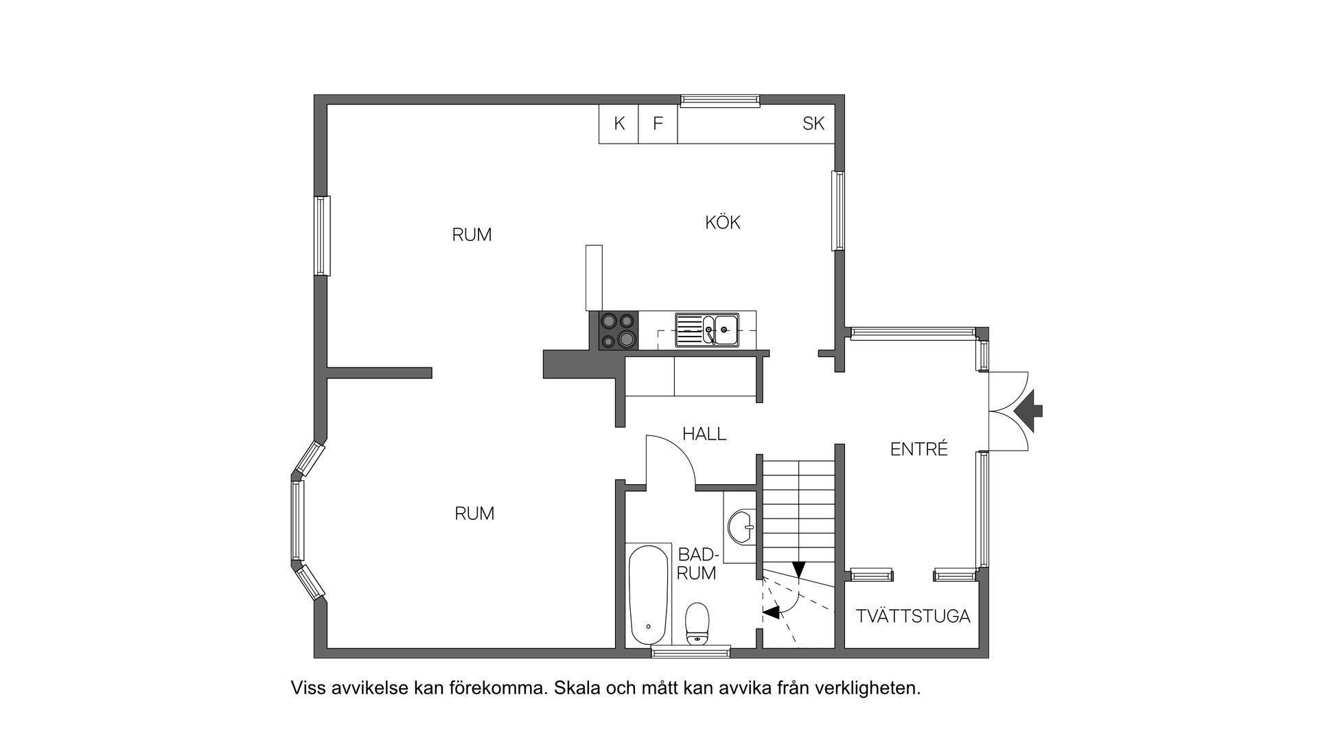 Villa, Rosenforsvägen 25A, Skogstorp, Eskilstuna