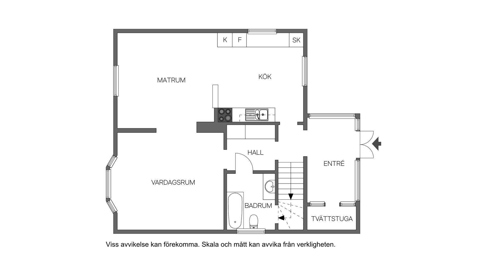 Villa, Rosenforsvägen 25A, Skogstorp, Eskilstuna
