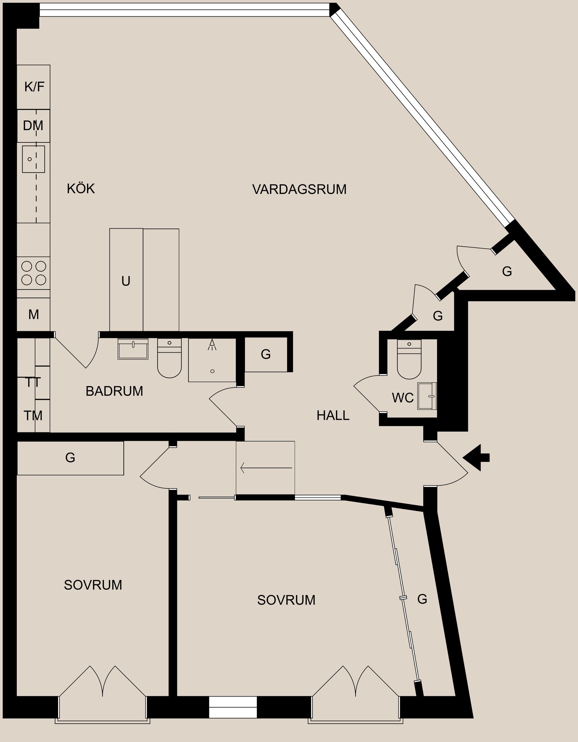 Bostadsrätt, Källvindsgatan 2C, Centralt, Norrköping