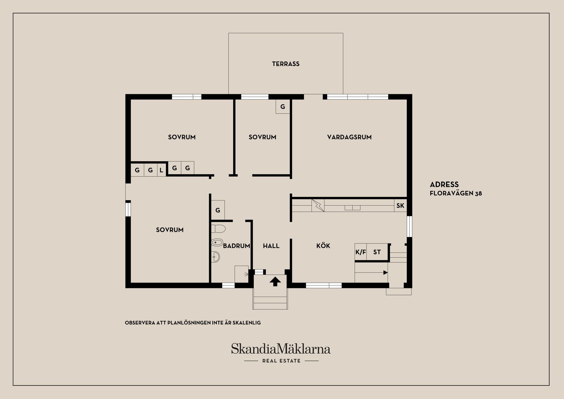 Villa, Floravägen 38, Centrum, Ånge