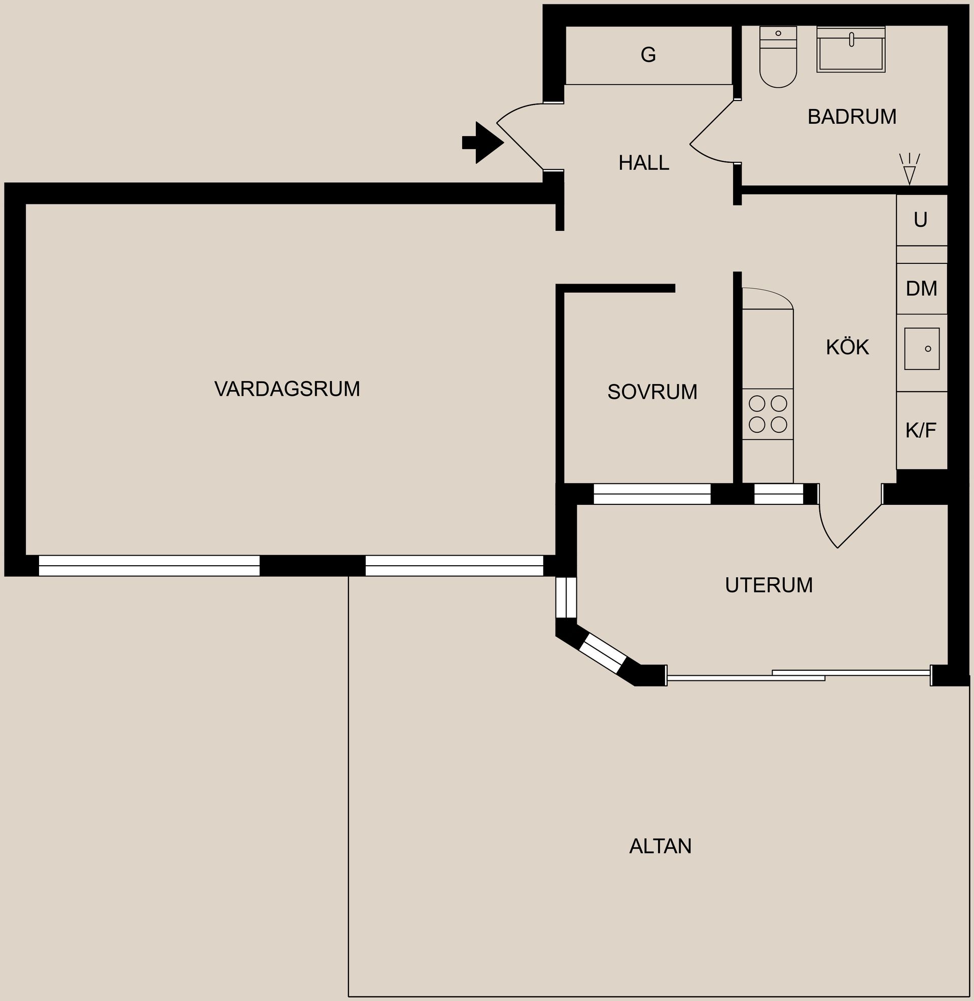 Bostadsrätt, Trestegsgatan 55, Ektorp, Norrköping