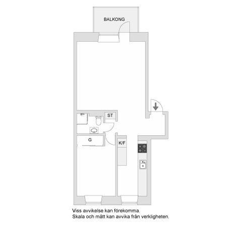 Bostadsrätt, Blåsutgatan 9C, Majorna, Göteborg