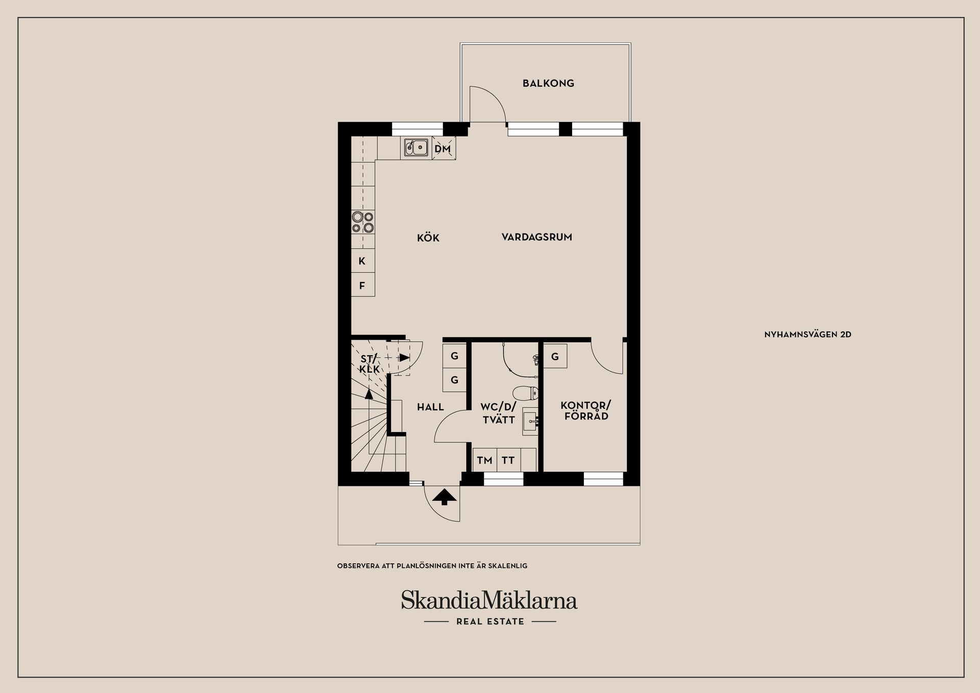 Bostadsrätt, Nyhamnsvägen 2D, Sannakajen, Kristinehamn