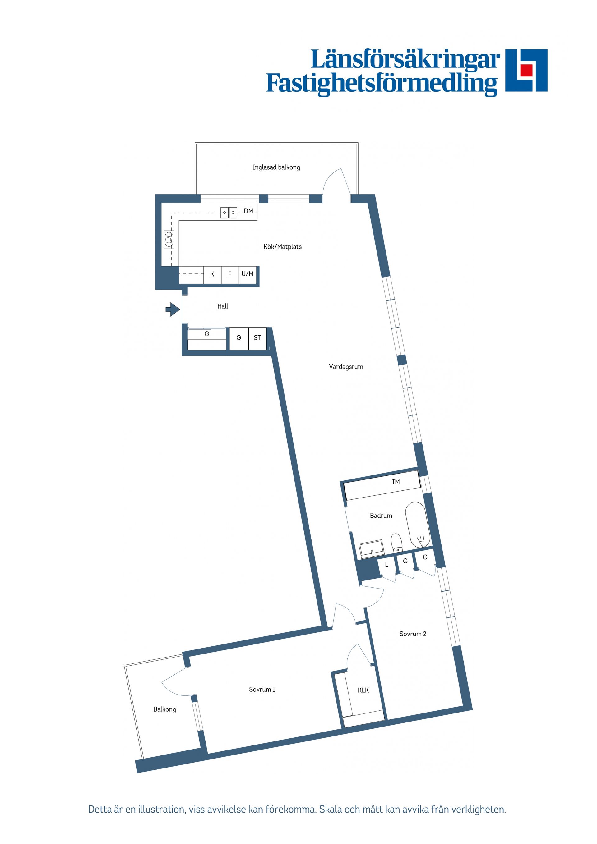 Bostadsrätt, Sickla Allé 1, 3 tr, Sickla Allé, Nacka