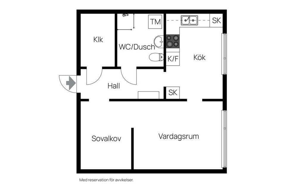 Bostadsrätt, Södergatan 24 C, Centralt/Lundåkra, Gislaved