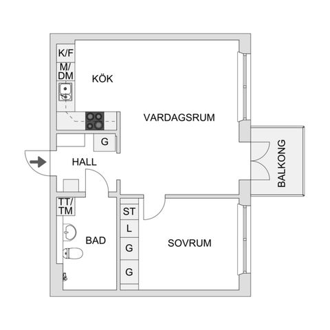 Bostadsrätt, Engelbrekts väg 16, Tureberg, Sollentuna