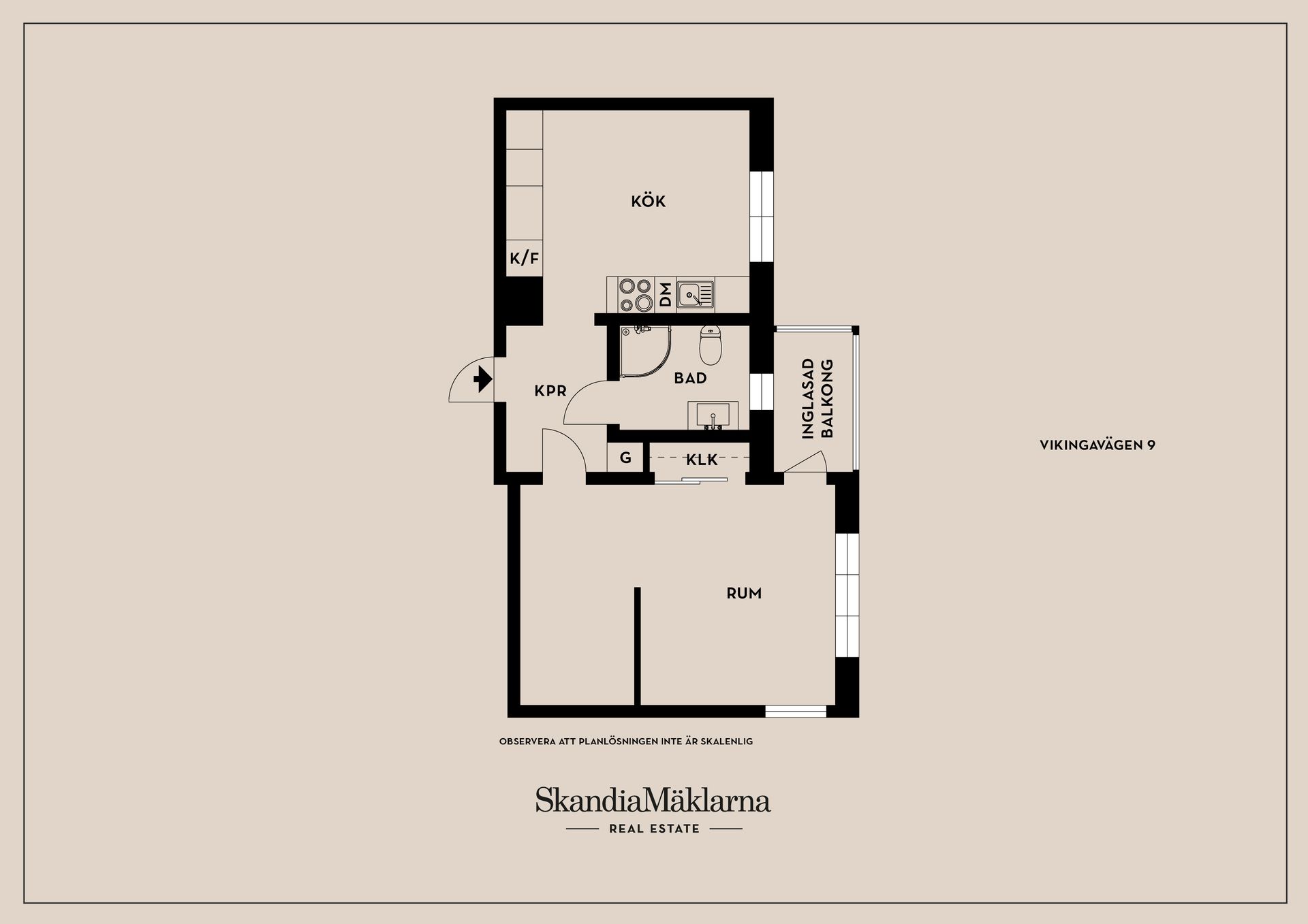 Bostadsrätt, Vikingavägen 9, Centrala Huddinge - Kvarnbergsplan, Huddinge