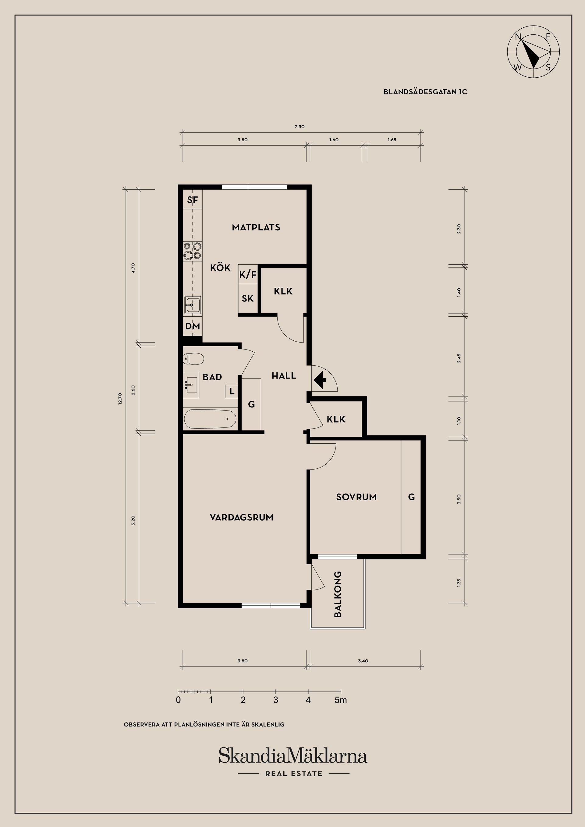 Bostadsrätt, Blandsädesgatan 1C, Mölndal