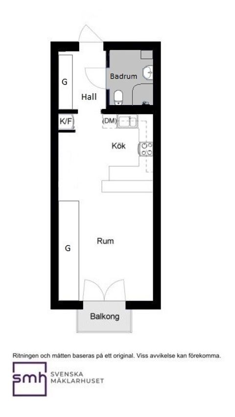 Bostadsrätt, Skebokvarnsvägen 376, 1tr, Högdalen, Stockholm