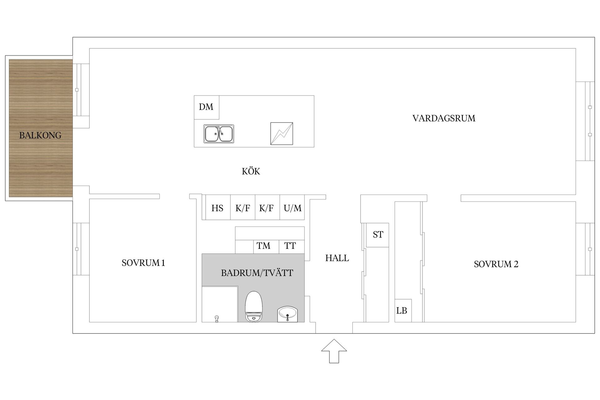 Bostadsrätt, Kennedygatan 6B, Kungsladugård, Göteborg
