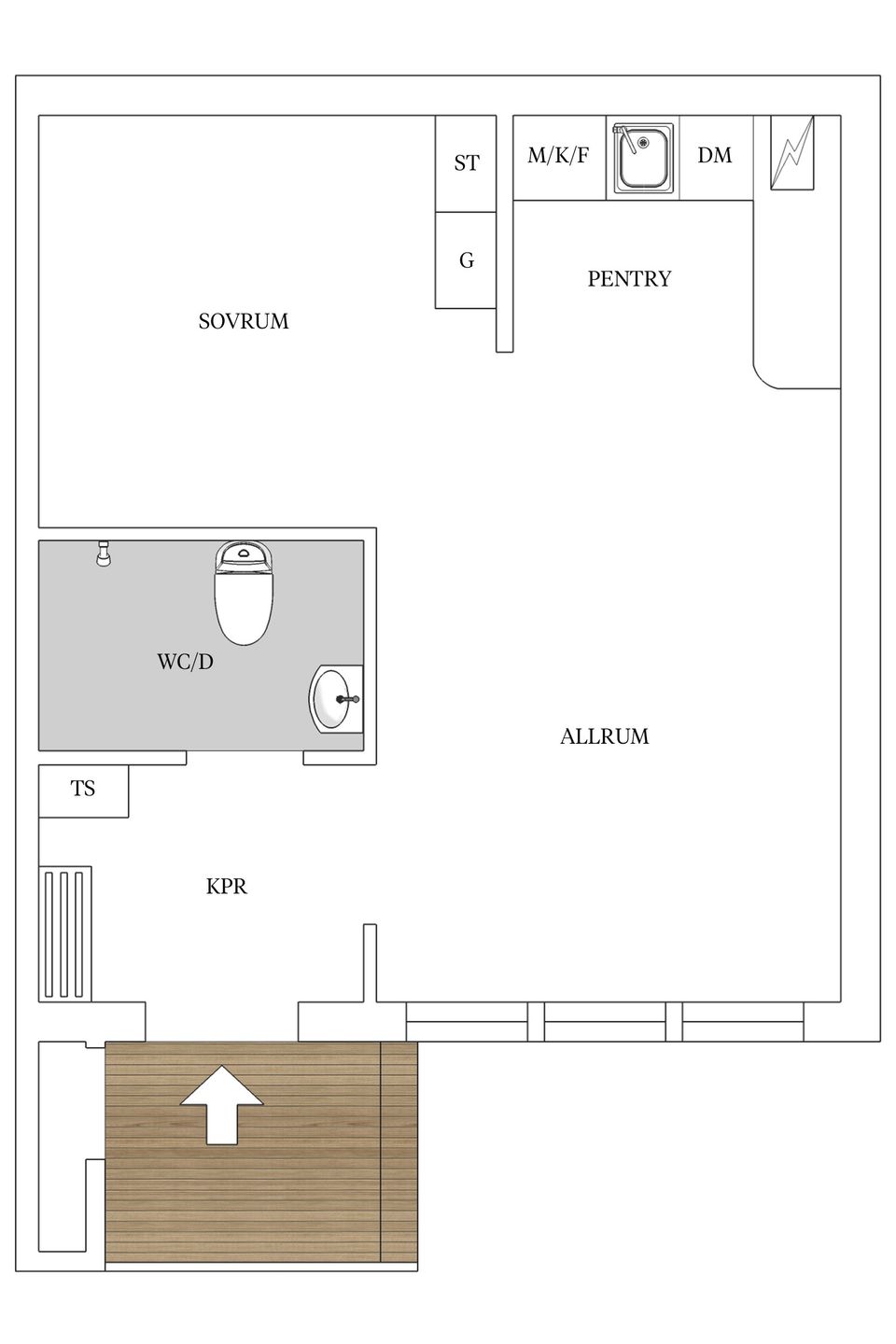 Bostadsrätt, Fjällbyvägen 22, lgh 220, Åre By, Åre