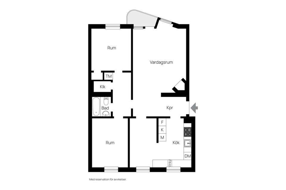 Bostadsrätt, Bondebacken 13 A, Västermalm, Västerås