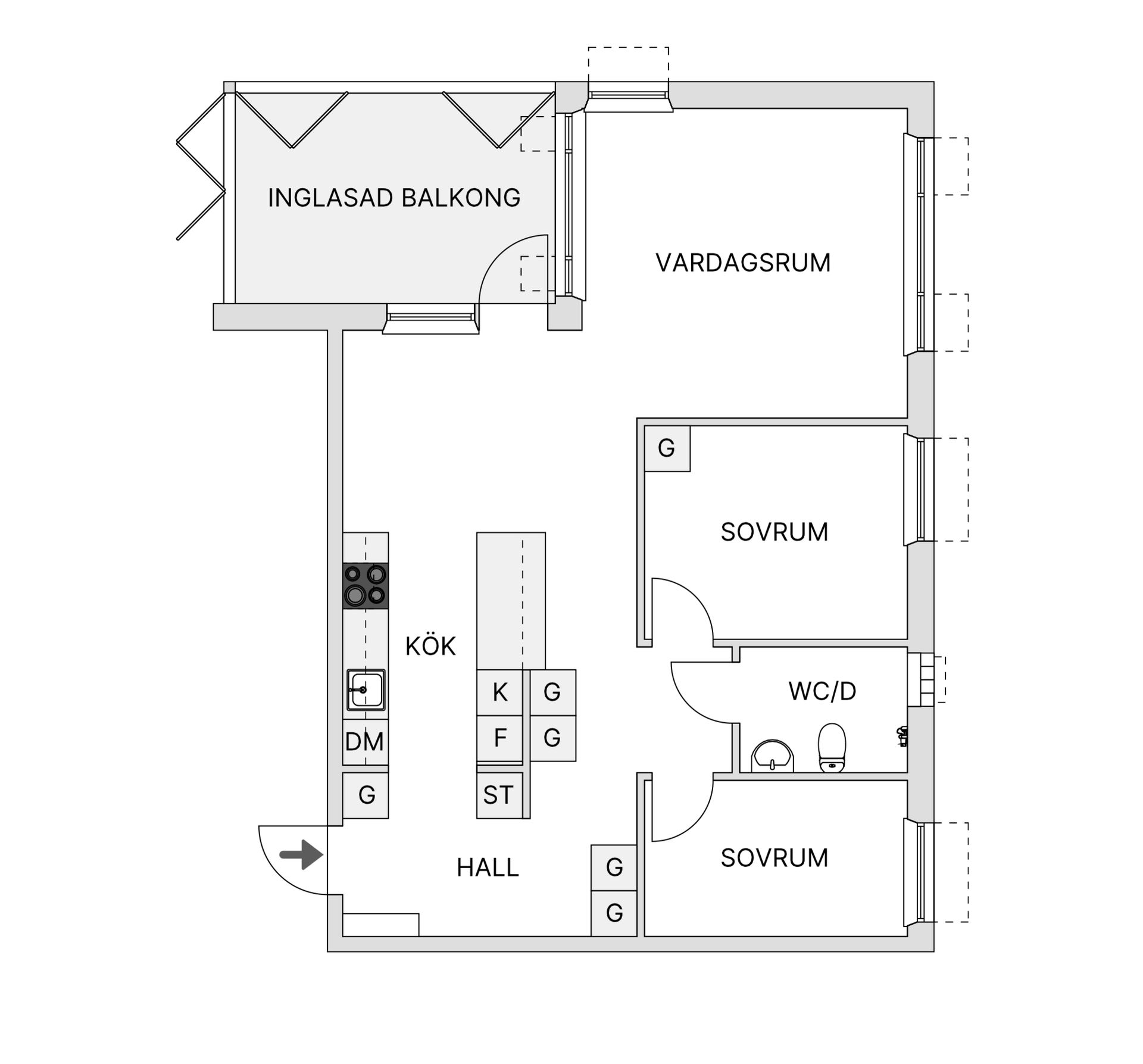Bostadsrätt, Slädgatan 5A, Sörböle, Skellefteå