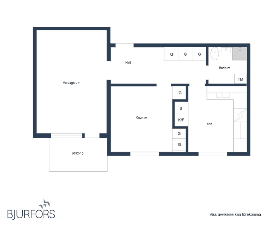 Bostadsrätt, Torsgatan 17C, Alhem, Skellefteå