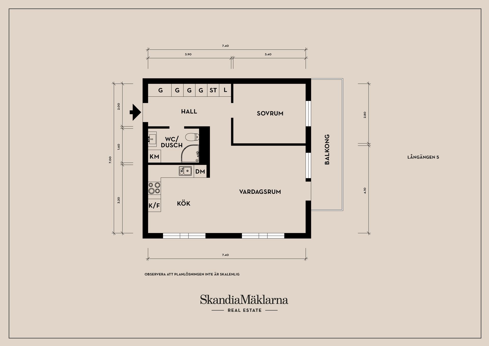 Bostadsrätt, Långängen 5, Centrala Hisingen - Kvillebäcken, Göteborg