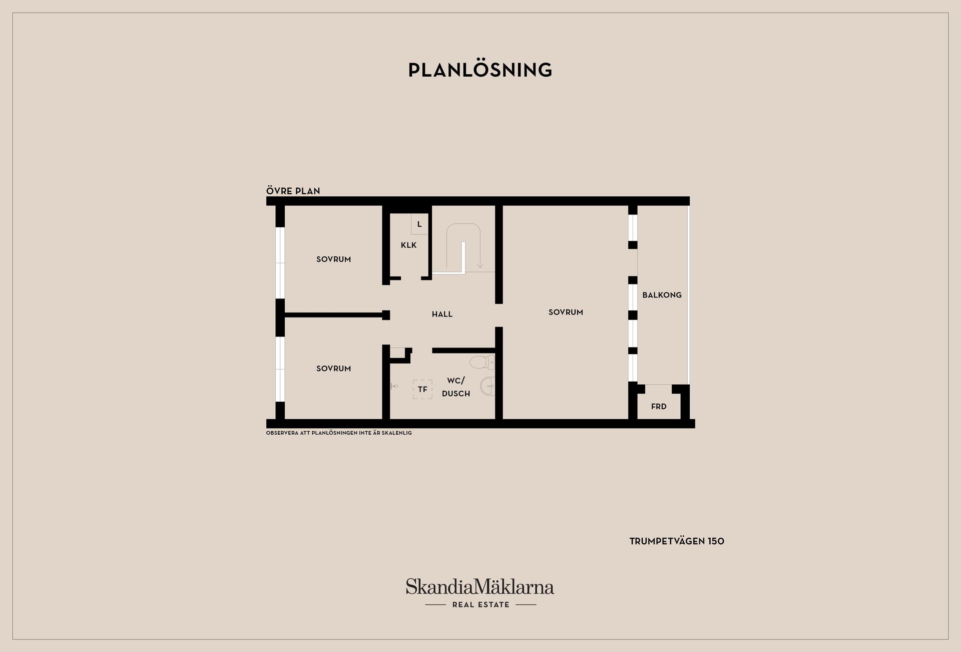 Radhus, Trumpetvägen 150, Eskilstuna