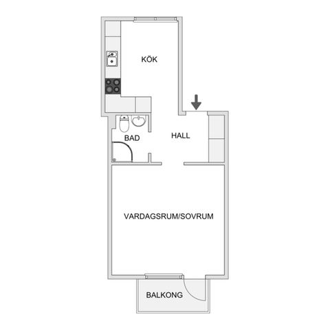 Bostadsrätt, Ulfsparregatan 9C, Lunden, Göteborg