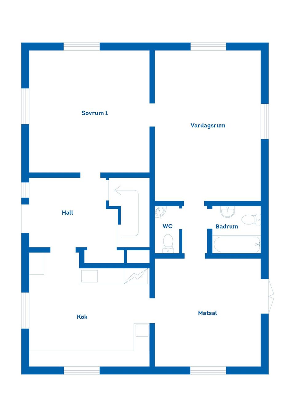 Villa, Korsån 59, Falun