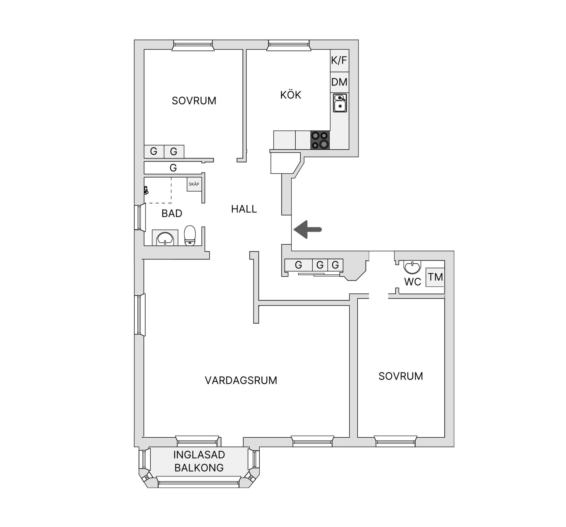 Bostadsrätt, Östra nygatan 93D, Älvsbacka, Skellefteå