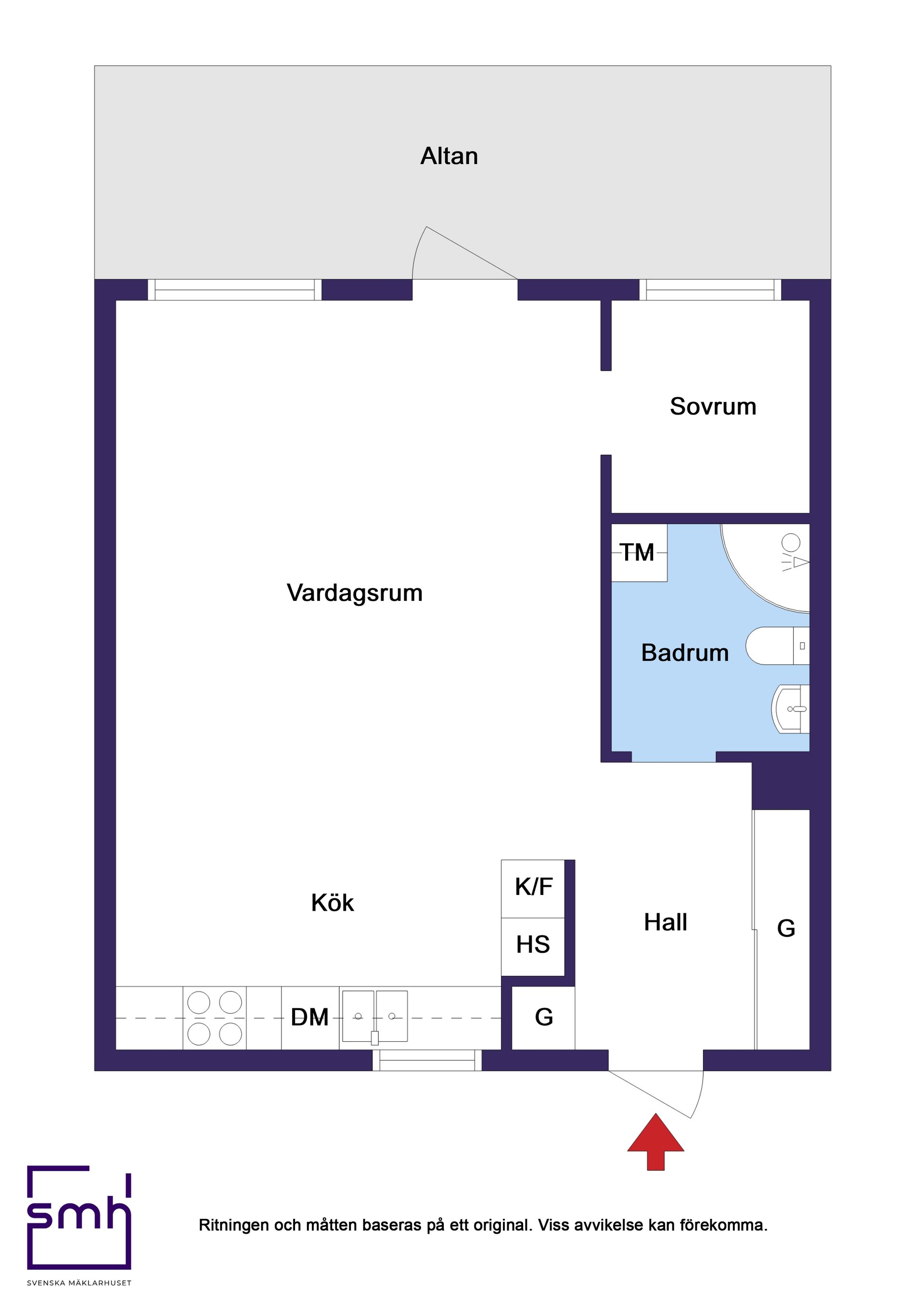 Bostadsrätt, Lupinstigen 5C, Vendelsö, Haninge