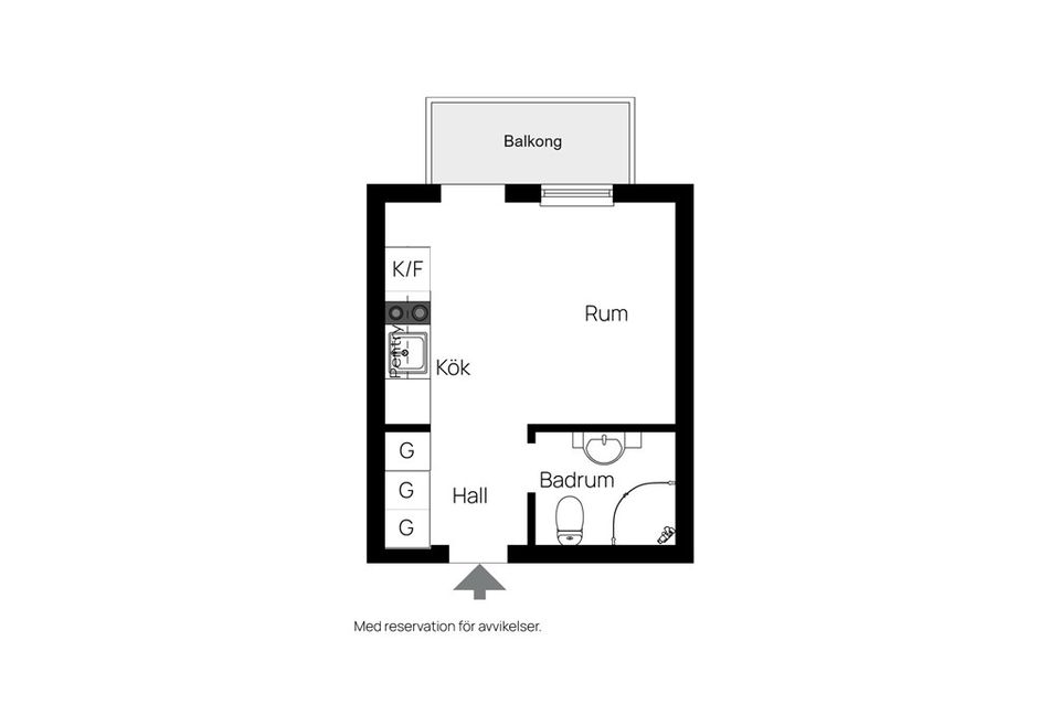 Bostadsrätt, Parkvägen 3 - Vån 2 Av 3, Vallentuna