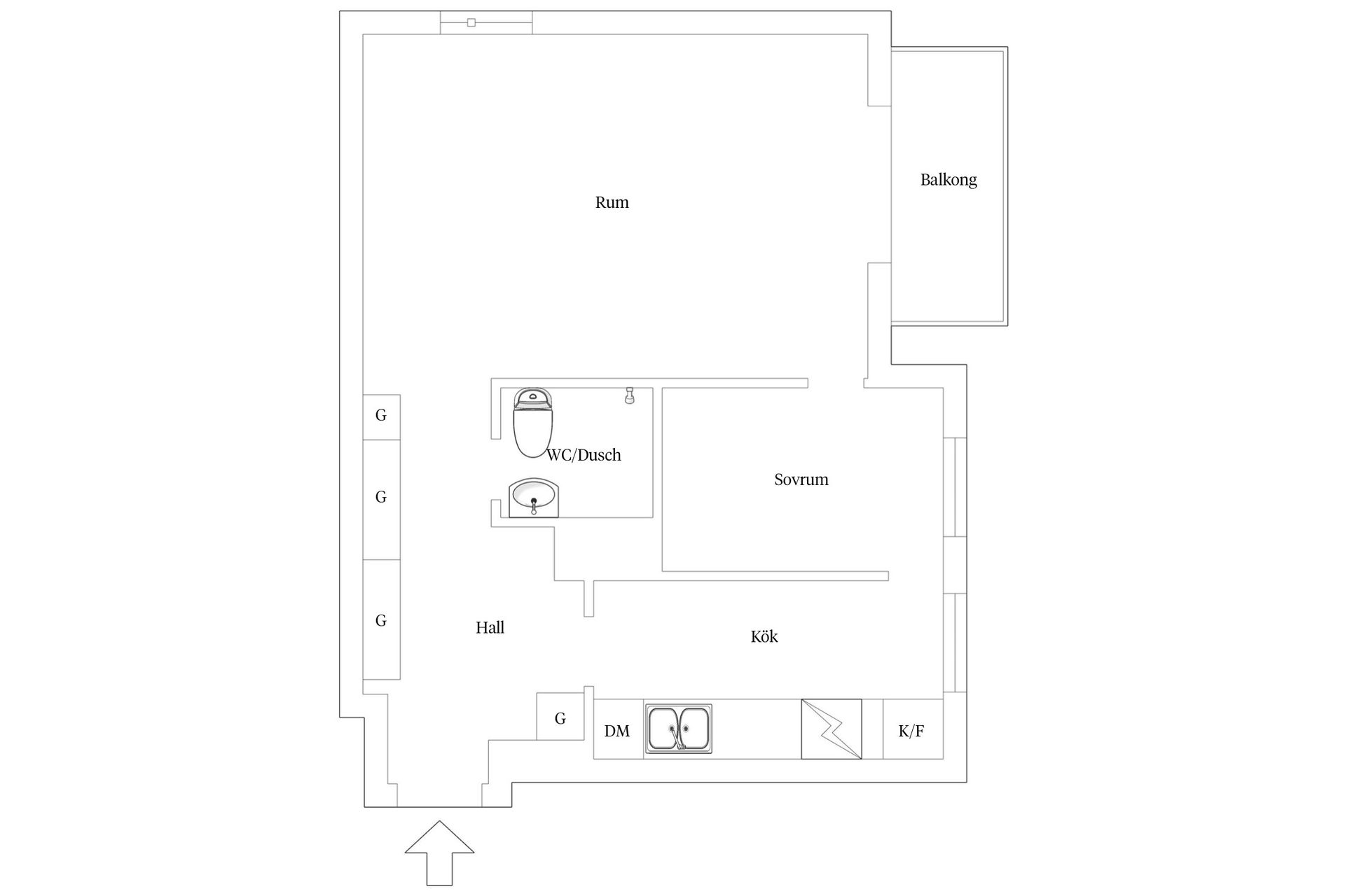 Bostadsrätt, Klintbacken 1, Bromma - Mariehäll, Stockholm