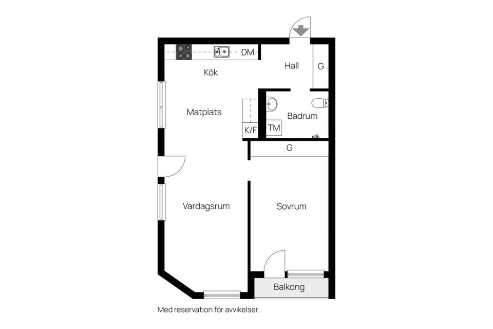 Bostadsrätt, Råbyvägen 57C, Gränby, Uppsala