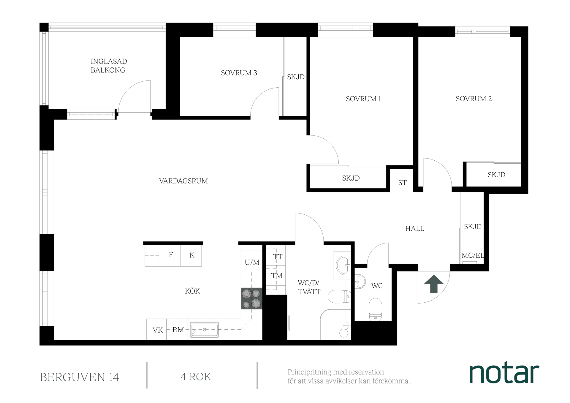 Bostadsrätt, Berguven 14, Hovås, Göteborg