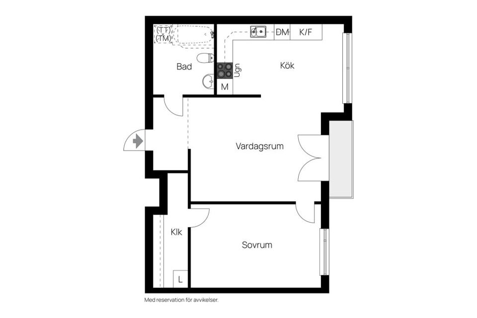 Bostadsrätt, Islandsgatan 6, Industristaden/Kungsängen, Uppsala