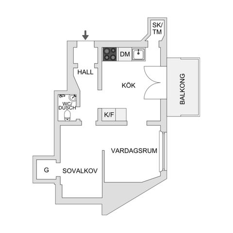 Bostadsrätt, Ringvägen 129B, Södermalm - Skanstull, Stockholm