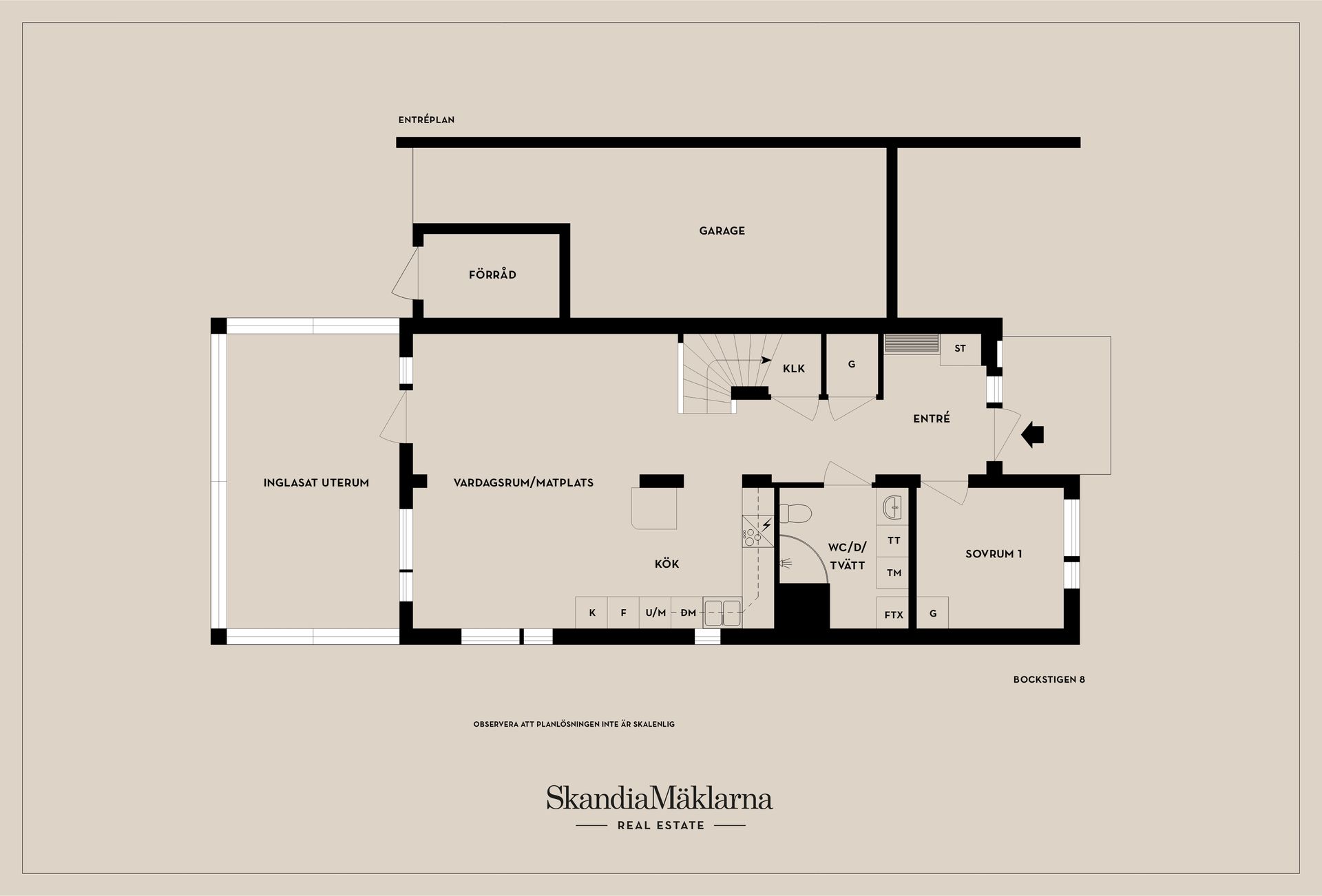 Bostadsrätt, Bockstigen 8, Lilla Bränninge, Habo