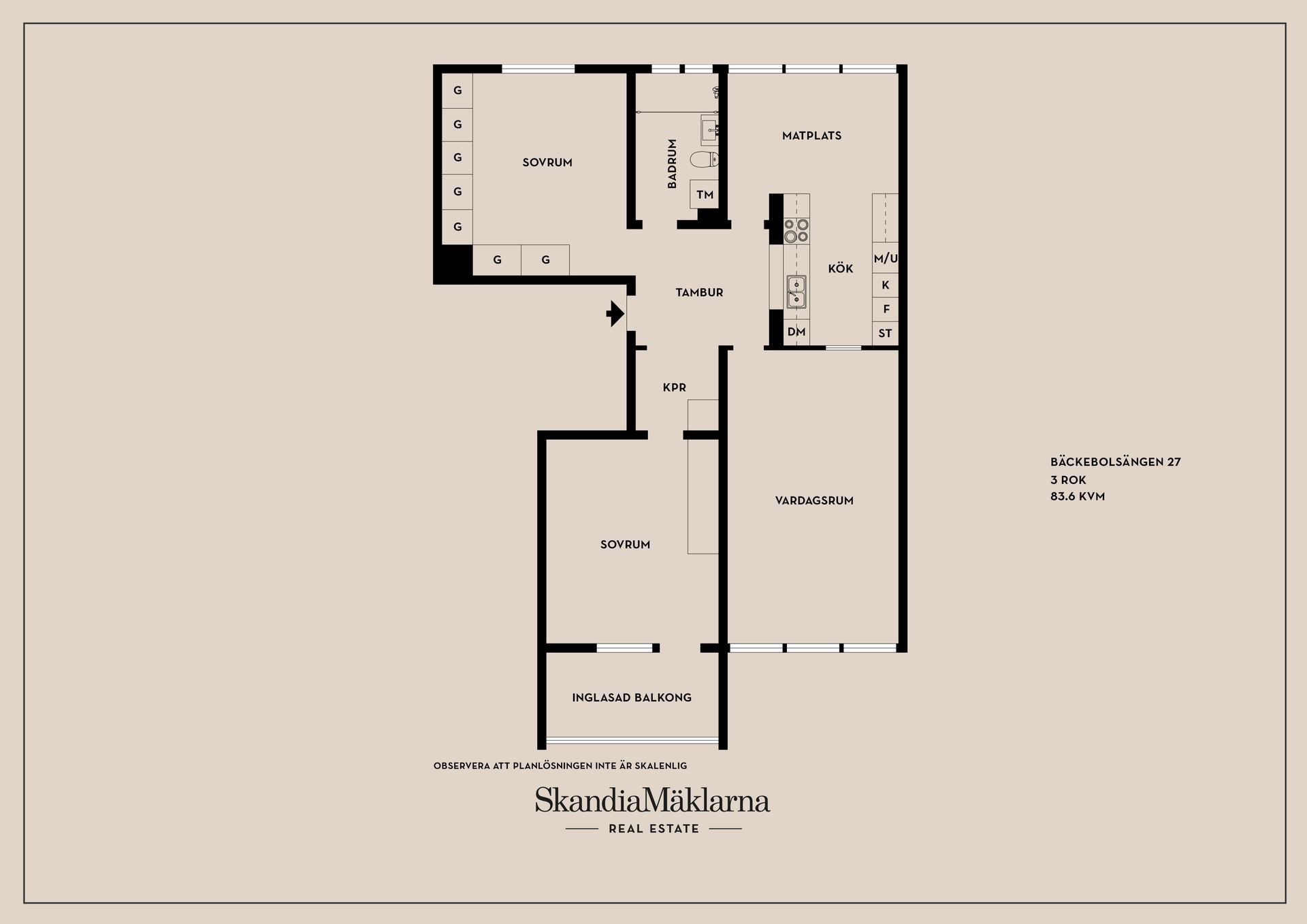 Bostadsrätt, Bäckebolsängen 27, Hisings Backa Bäckebol, Göteborg